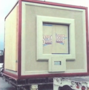 The 1993 model, sitting on the back of a truck at NBC Studios