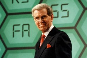 Bob Holness, host of the UK's Blockbusters.